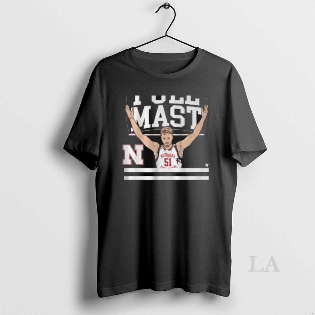 Original Nebraska Basketball Rienk Mast Full Mast