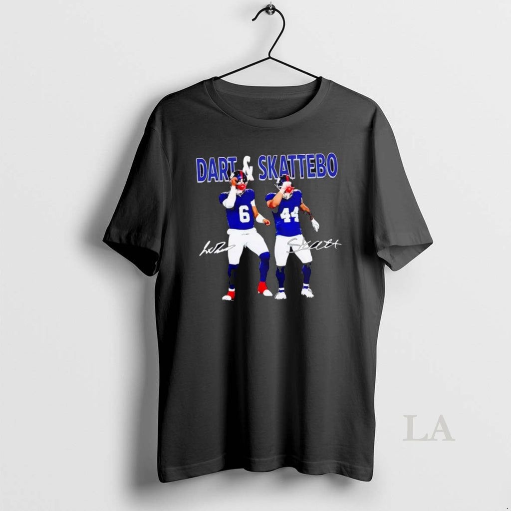 Original New York Giants Dart And Skattebo Mark Bavaro Evan Engram