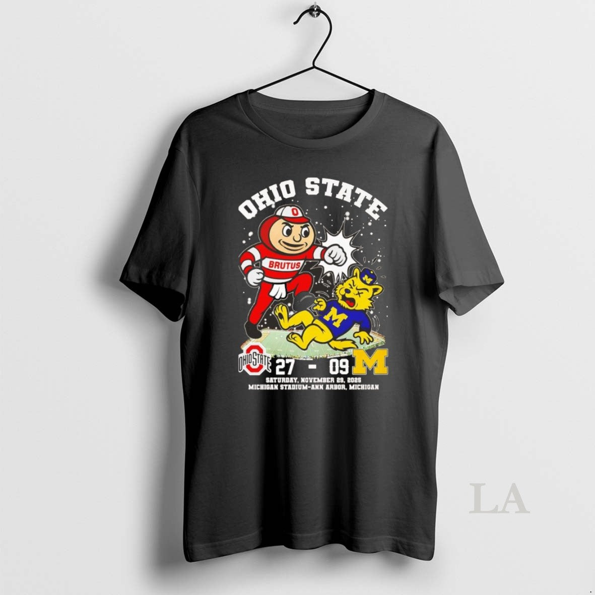 Original Ohio State Beat Michigan Mascot Knockout 2025 Score Chriast