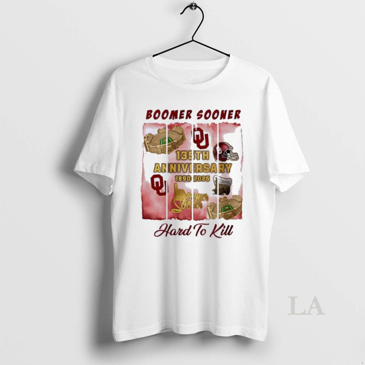 Original Oklahoma Sooners Boomer Sooner 135th Anniversary Hard Kill