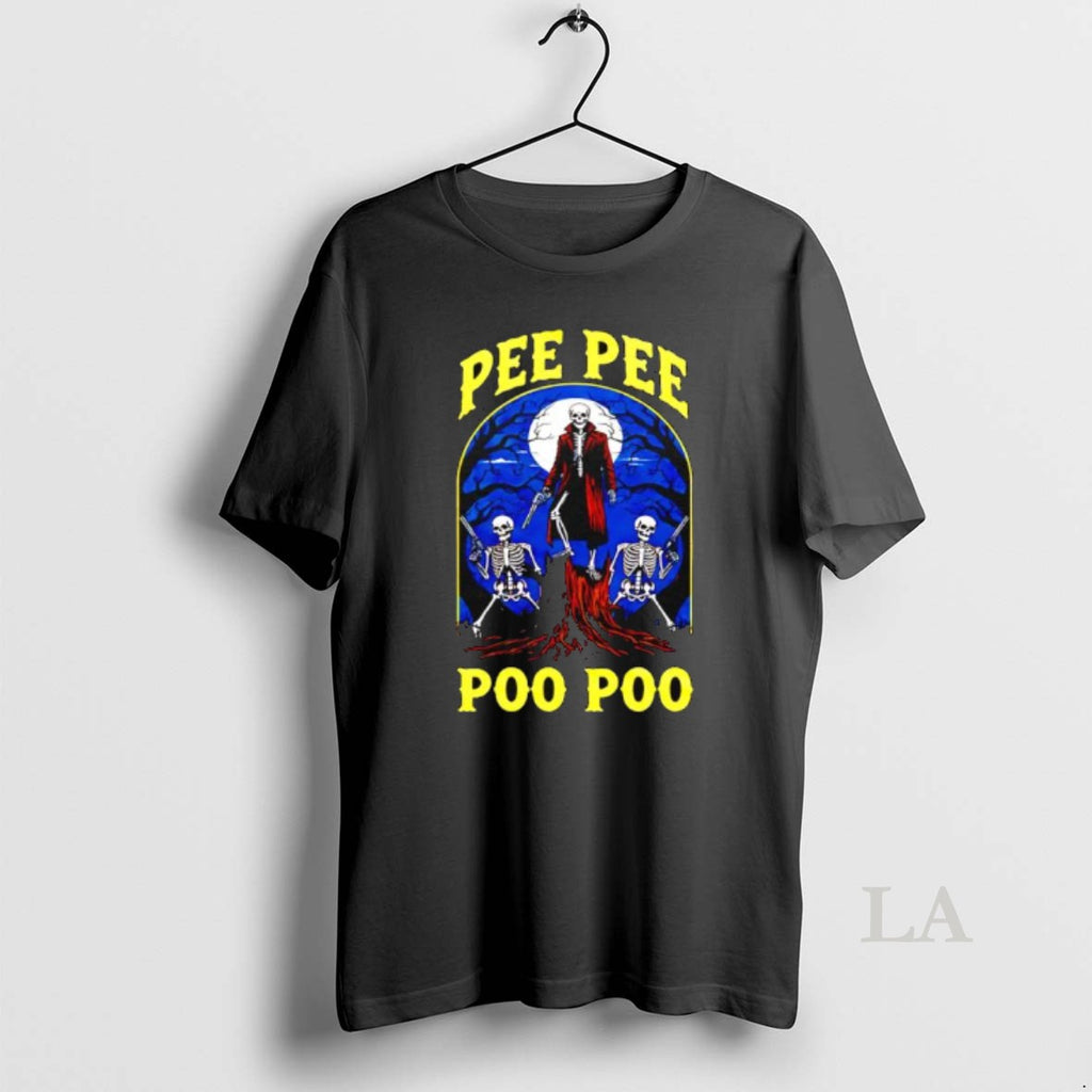 Original Pee Pee Poo Poo Skeleton Graphic
