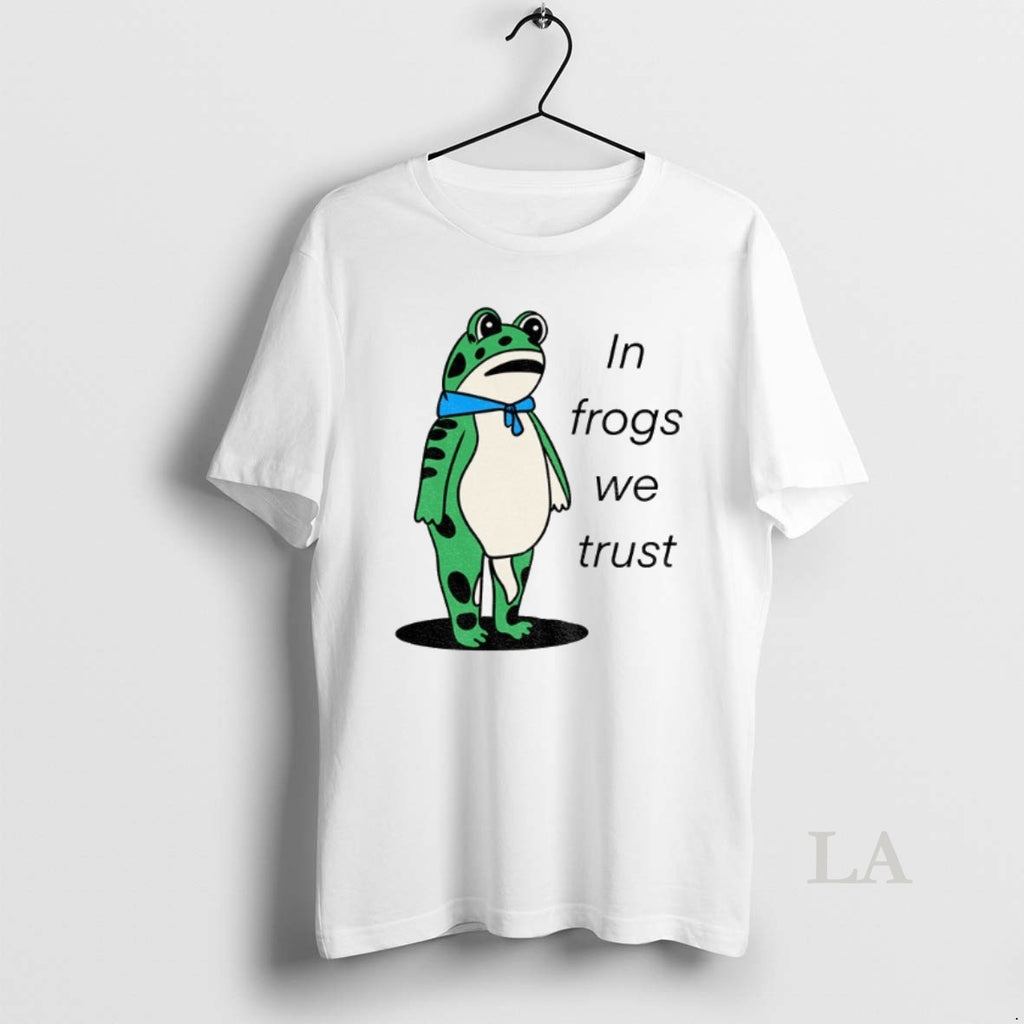 Original Portland Frog In Frogs We Trust Anti Trump Political