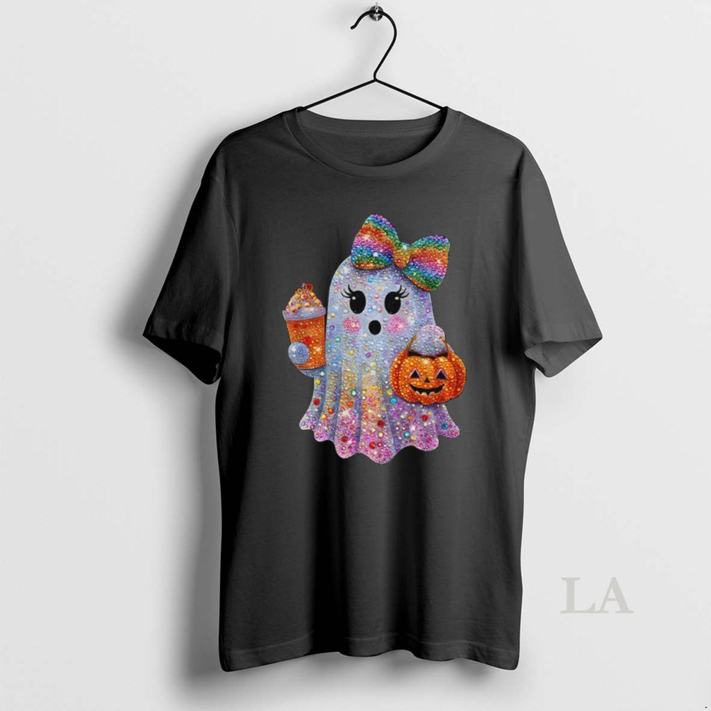 Original Rhinestones Ghost Spooky Boo Pumpkin Halloween