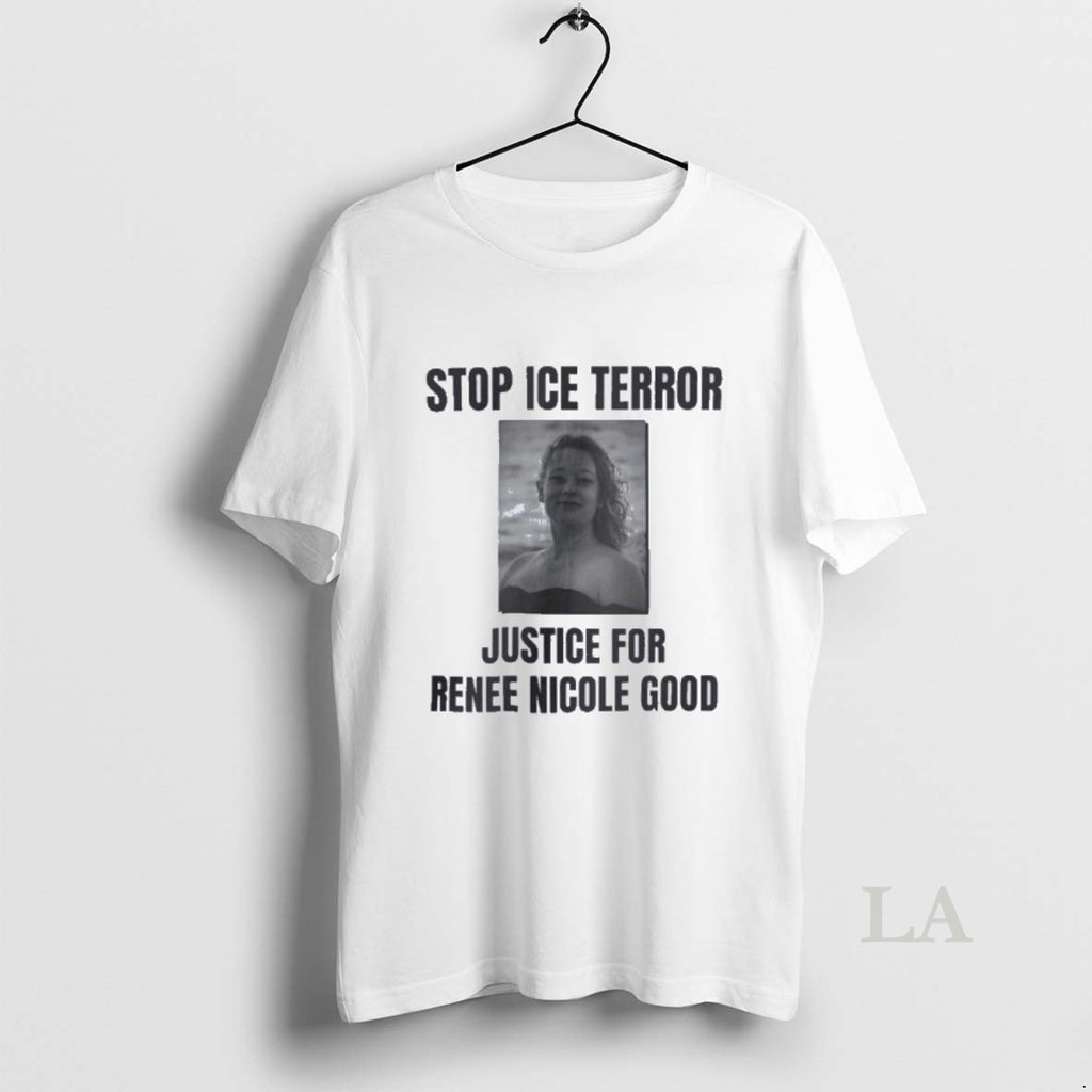 Original Say Her Name Renestop Ice Terror Justice For Renee Nicole Good Shirte Nicole Good