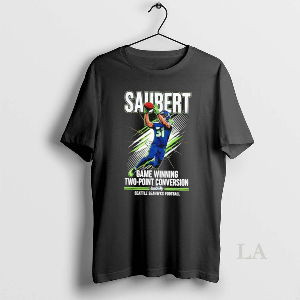 Original Seahawks Eric Saubert Game Winning Two Point Conversion