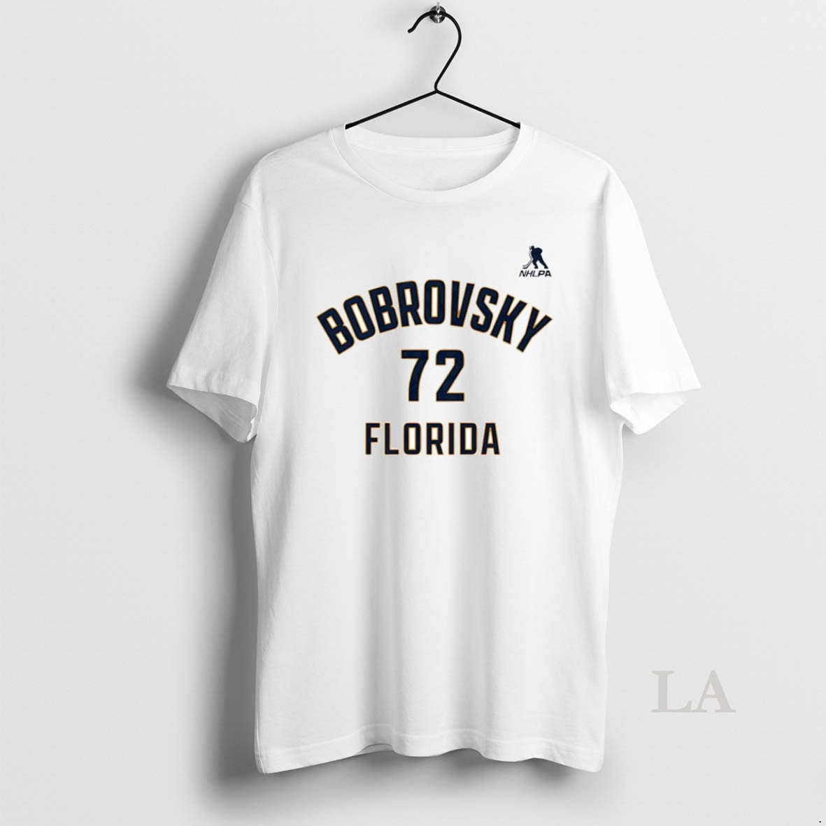 Original Sergei Bobrovsky 72 Florida Panthers Hockey Name Number Circle