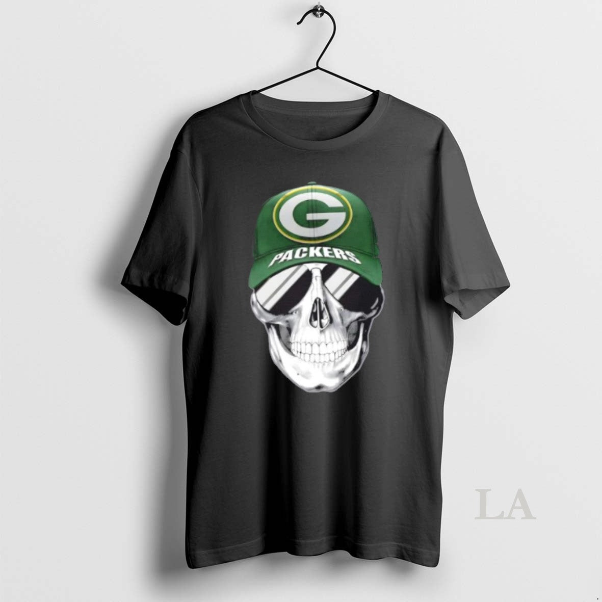 Original Skull Wearing Cap Smile Green Bay Packers Fans