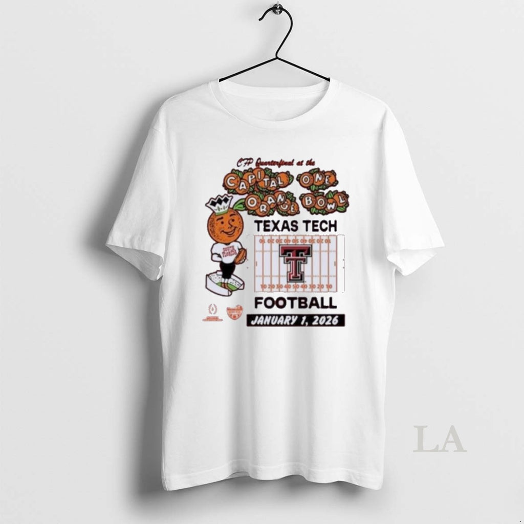 Original Texas Tech Red Raiders 2026 Orange Bowl January 1st