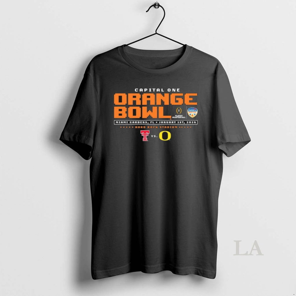 Original Texas Tech Vs Oregon 2025 Orange Bowl
