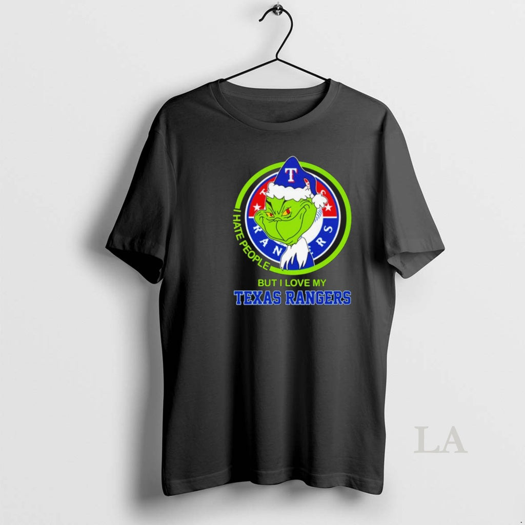 Original The Grinch I Hate People But I Love My Texas Rangers