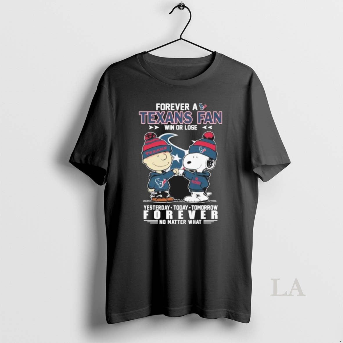 Original Peanuts Fist Bump Forever Houston Texans Fan Win Lose