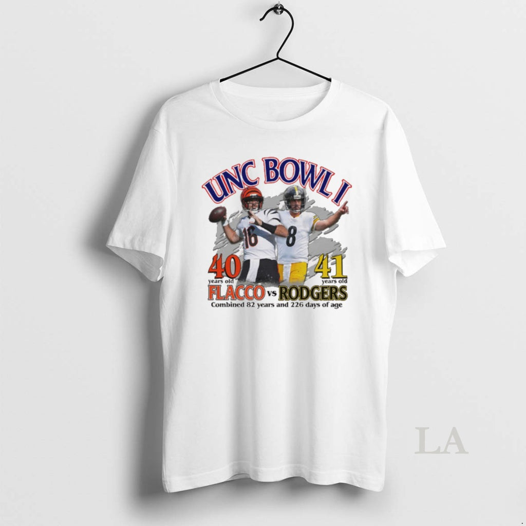 Original Unc Bowl I Flacco Vs Rodgers Combined 82 Years And 226 Days Of Age