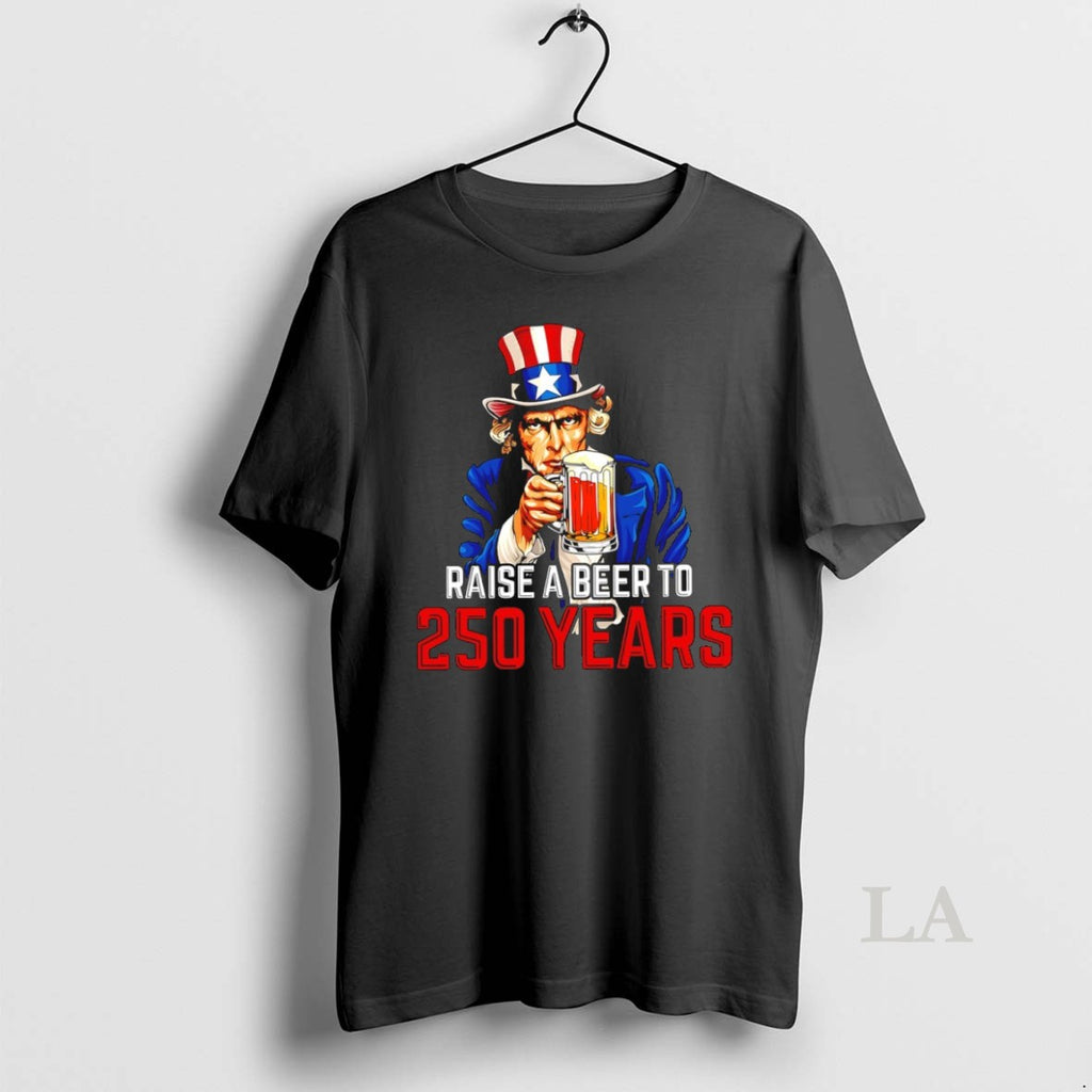 Original Uncle Sam Raise A Beer To 250 Years