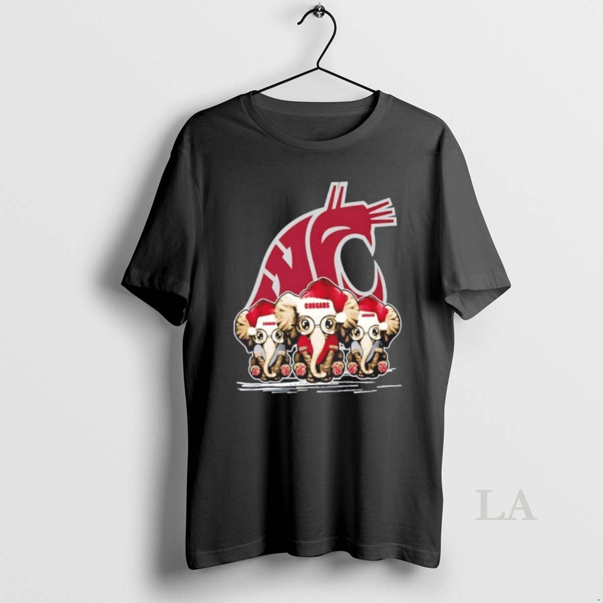 Original Washington State Cougars X Elephants Santa Hat Merry