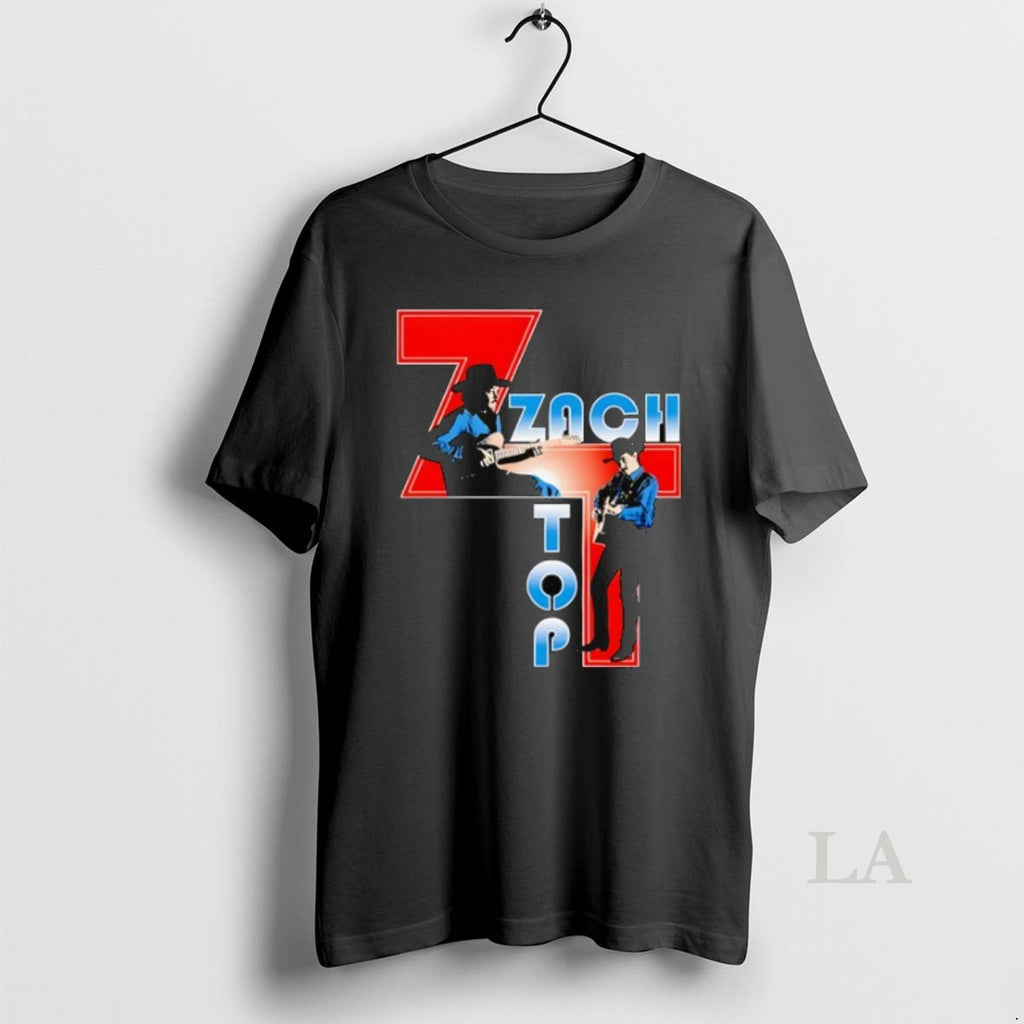 Original Zach Top Playing Guitar Graphic