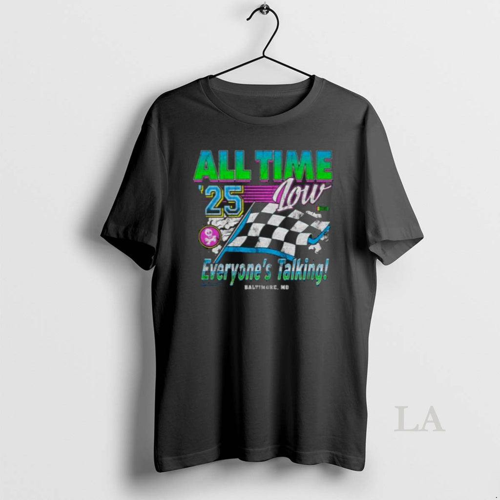 Original All Time Low Everyones Talking Racing Shirts Men