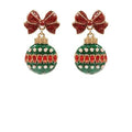 Ornament Bow Drop Earrings T-Shirts