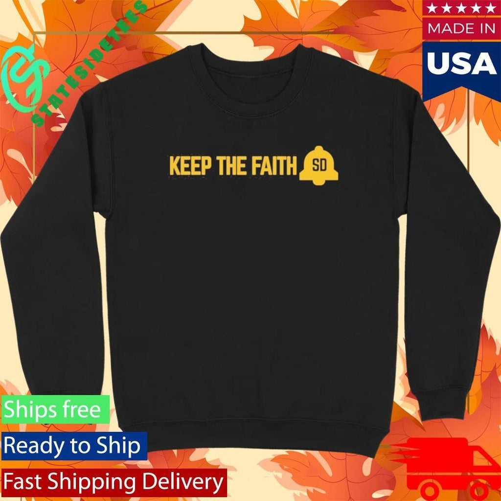 Our Keep The Faith SD One Year Soon The Baseball Gods Will Smile Peter Seidler Shirt Unisex , , , Long Sleeve Tee