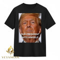 Our President shits himself Trump tee Unisex , , , Long Sleeve Tee