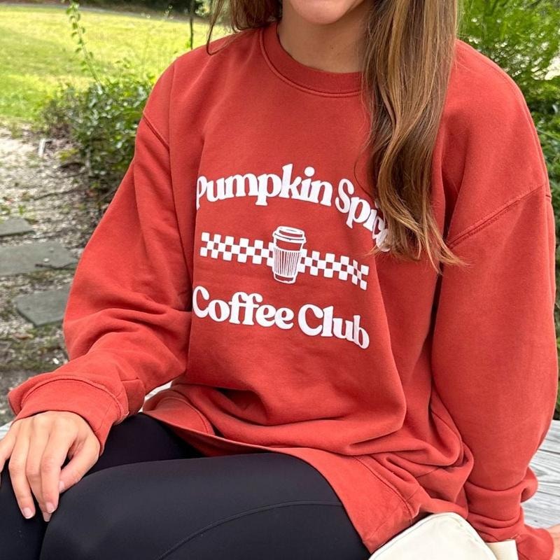 PUFF 'Pumpkin Spice Coffee Club' Cozy Crew T-Shirts