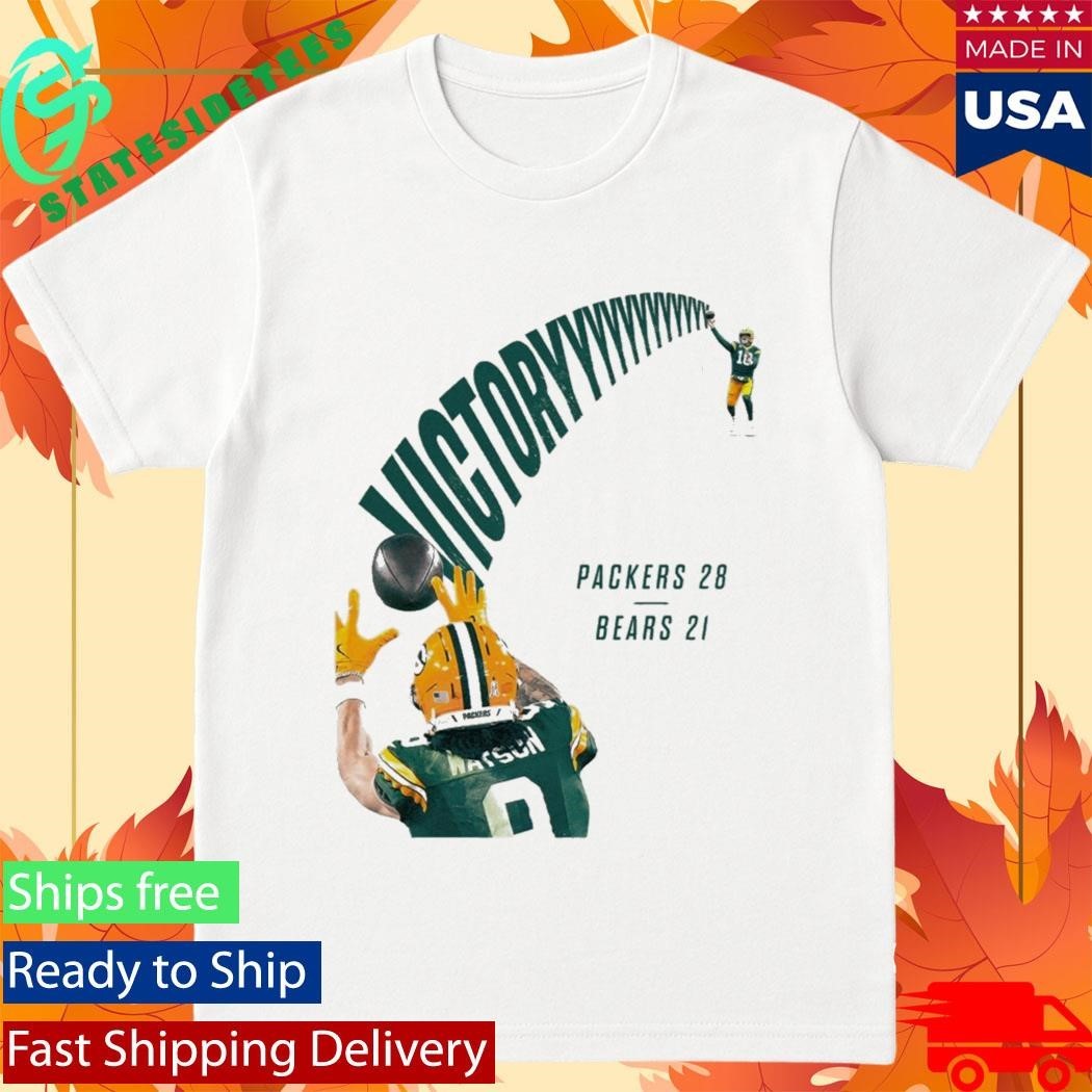 Packers Victory 28 Bears 21 Shirt Unisex , , , Long Sleeve Tee