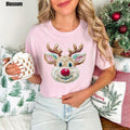 Painted Reindeer Comfort Colors 'NLB' T-Shirts