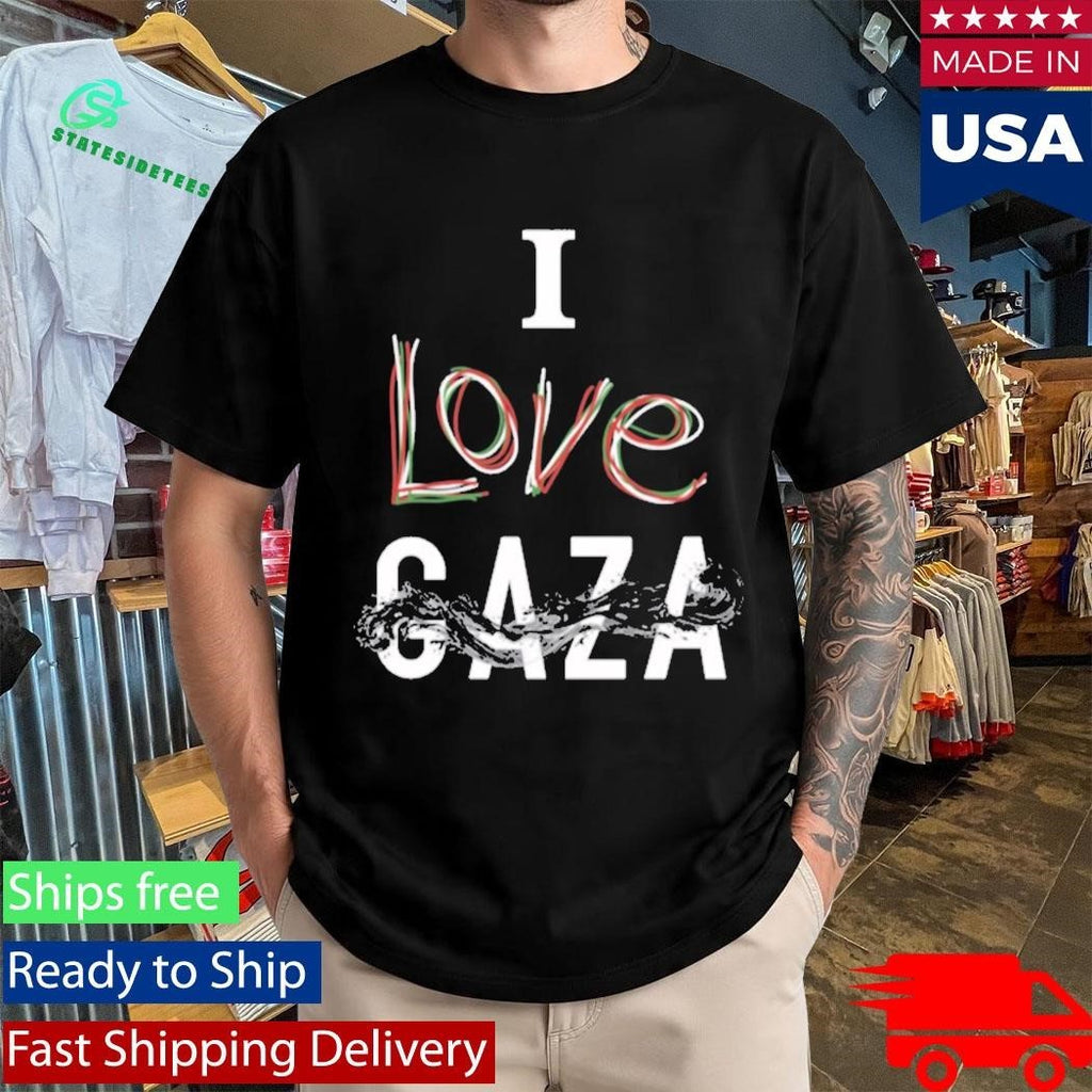 Palestinian Hustle I Love Gaza Shirt Unisex , , , Long Sleeve Tee