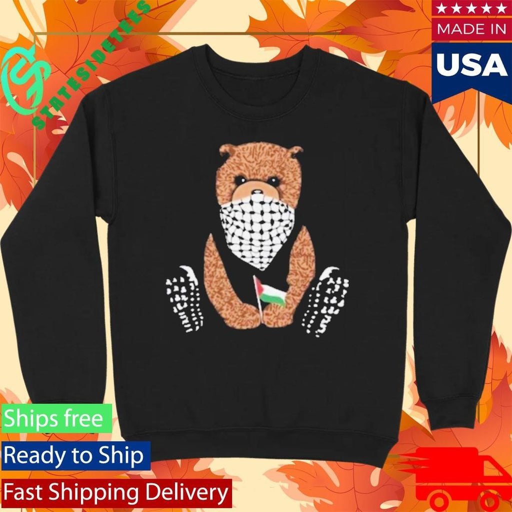 Pali-Bear-Palestine-Shirt-700×70 Unisex , , , Long Sleeve Tee