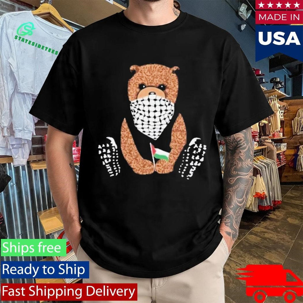 Pali-Bear-Palestine-Shirt-700×70 Unisex , , , Long Sleeve Tee