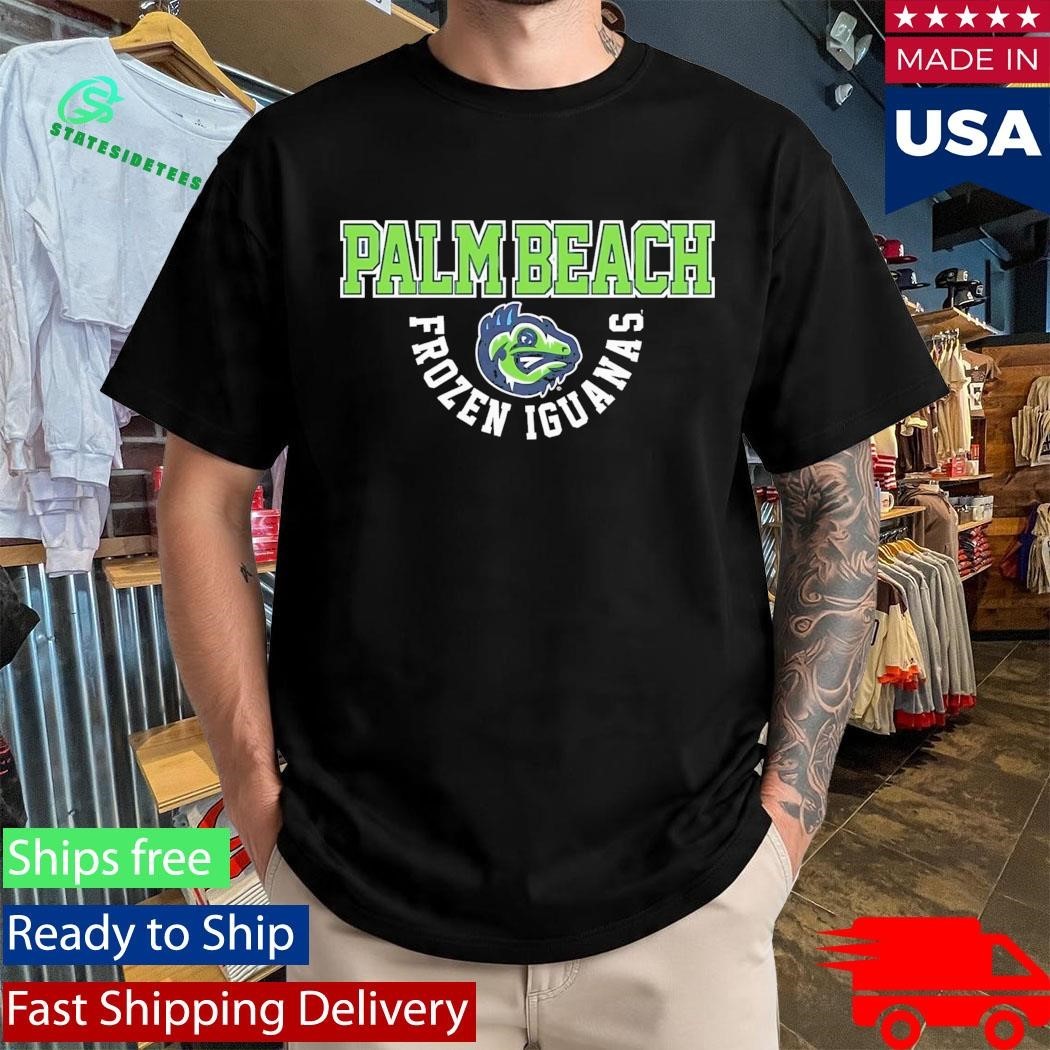 Palm Beach Frozen Iguanas Shirt Unisex , , , Long Sleeve Tee