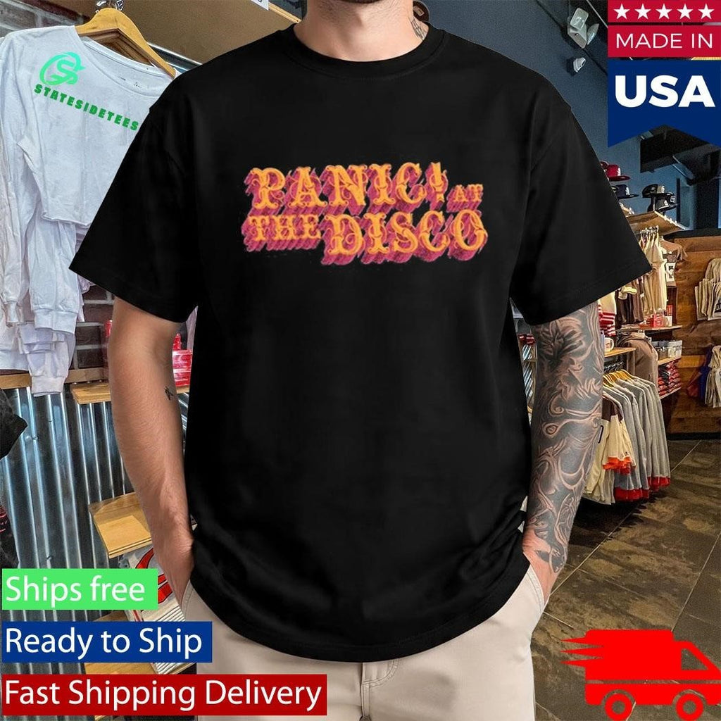 Panic! At The Disco Ivory Logo Shirt Unisex , , , Long Sleeve Tee