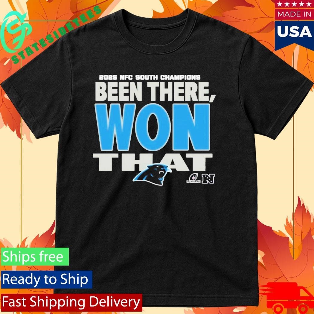 Panthers 2025 NFC South Champions Been There Won That Shirt Unisex , , , Long Sleeve Tee