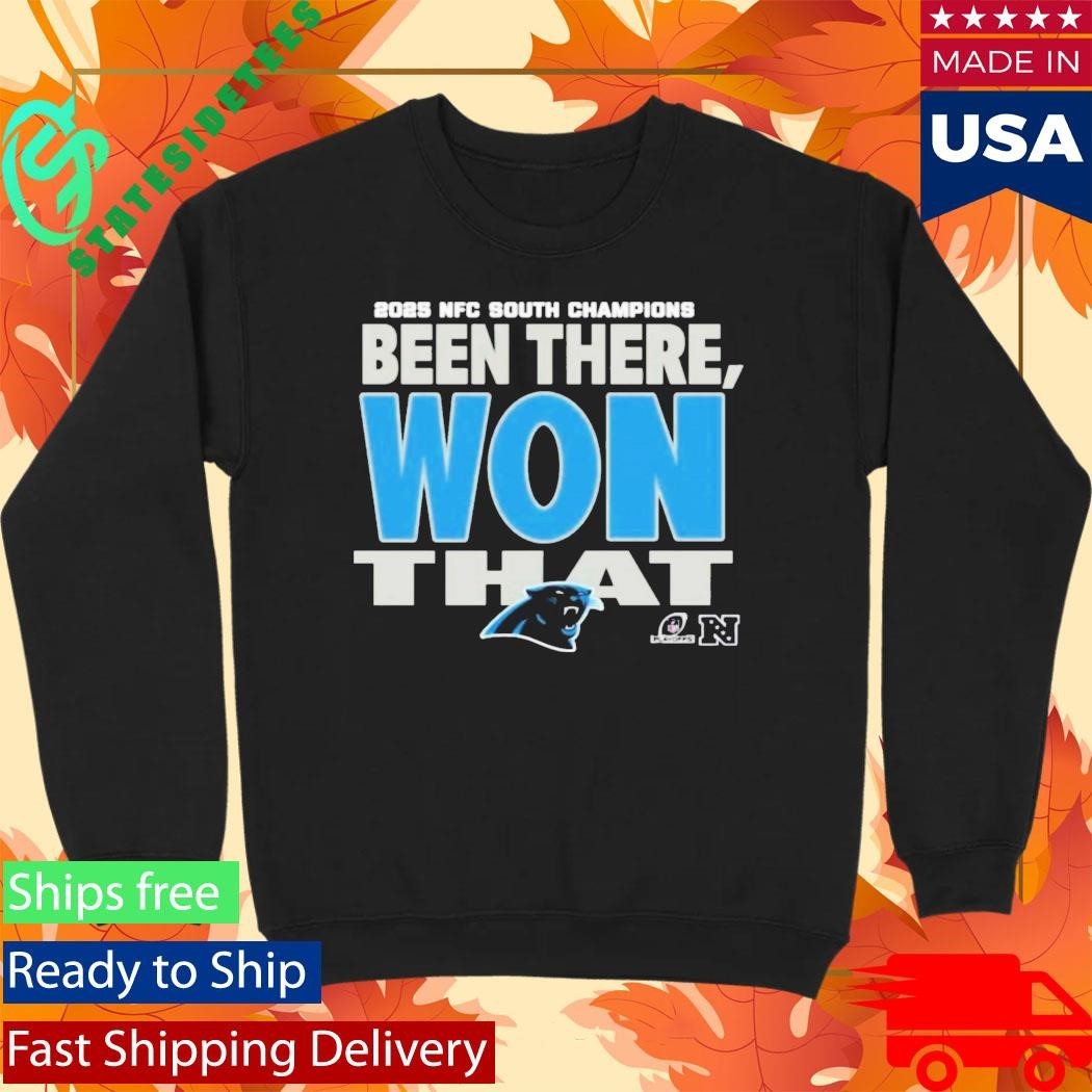 Panthers 2025 NFC South Champions Been There Won That Shirt Unisex , , , Long Sleeve Tee