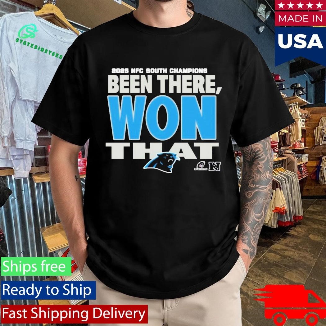 Panthers 2025 NFC South Champions Been There Won That Shirt Unisex , , , Long Sleeve Tee