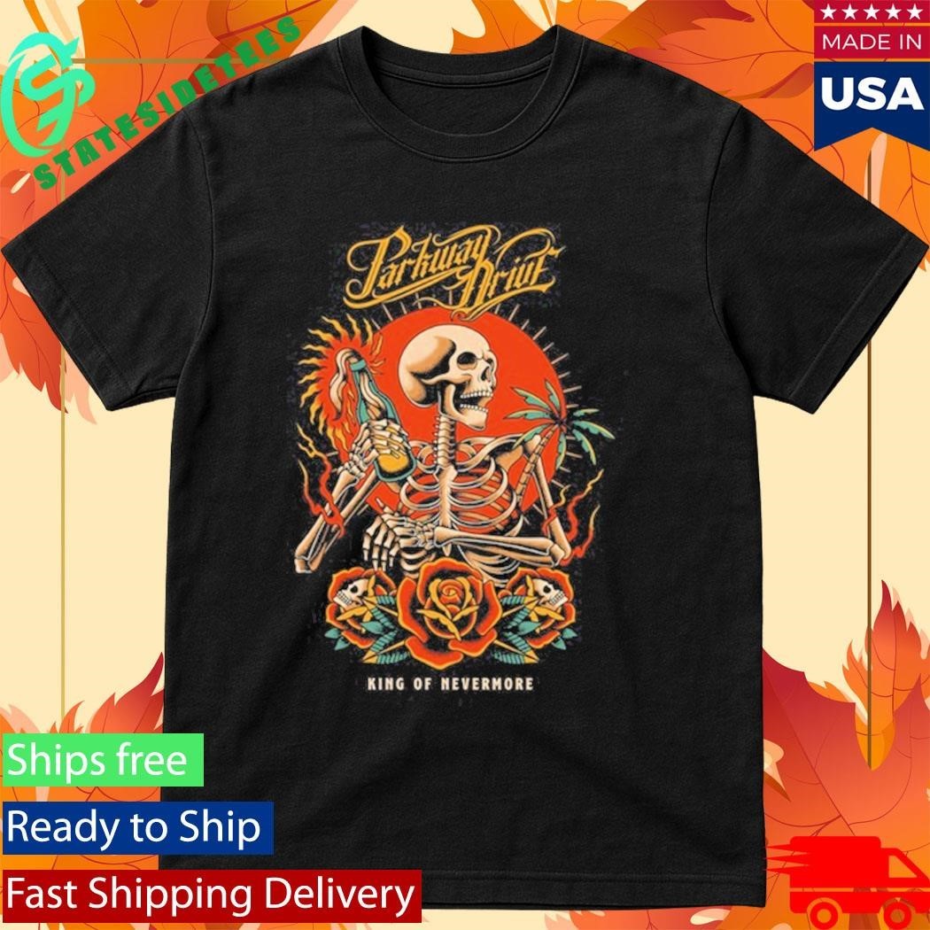 Parkway Drive Molotov Skeleton Shirt Unisex , , , Long Sleeve Tee