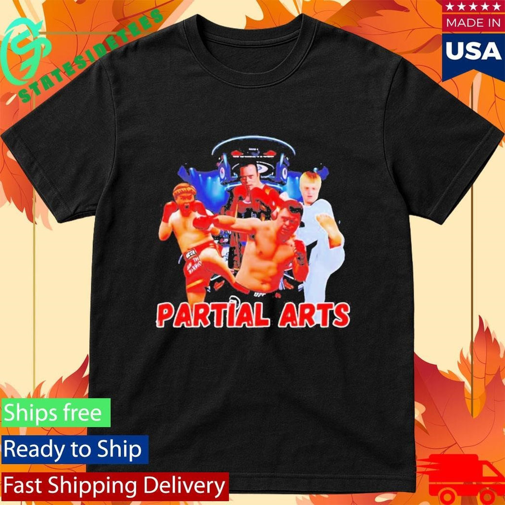 Partial Arts Down Shirt Unisex , , , Long Sleeve Tee