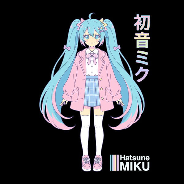 Pastel Pop Hatsune Miku Casual