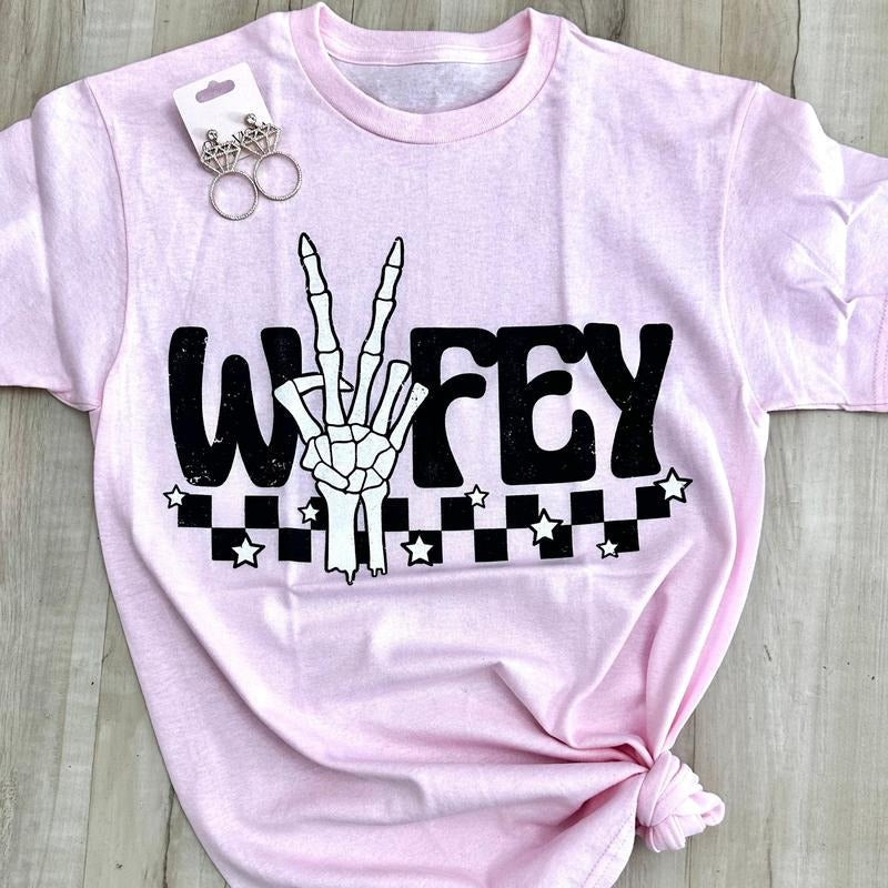 Peace Checker Wifey T-Shirts
