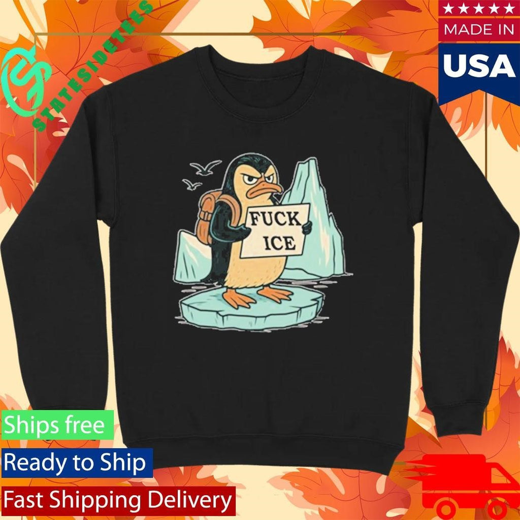 Penguin Fuck Ice Shirt Unisex , , , Long Sleeve Tee
