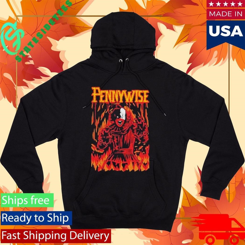 Pennywise Clownism Red Shirt Unisex , , , Long Sleeve Tee