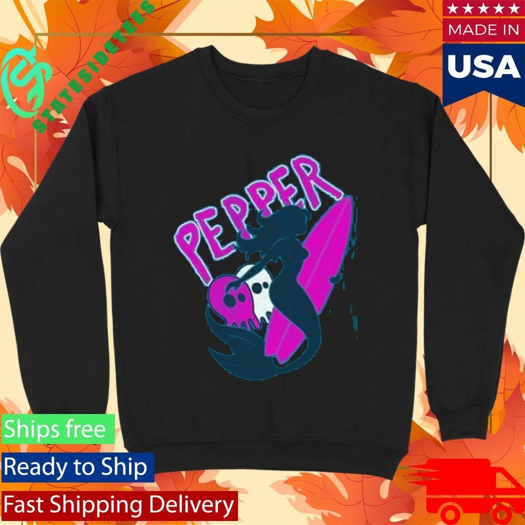 Pepper Sapphire Skullconut Mermaid Shirt Unisex , , , Long Sleeve Tee