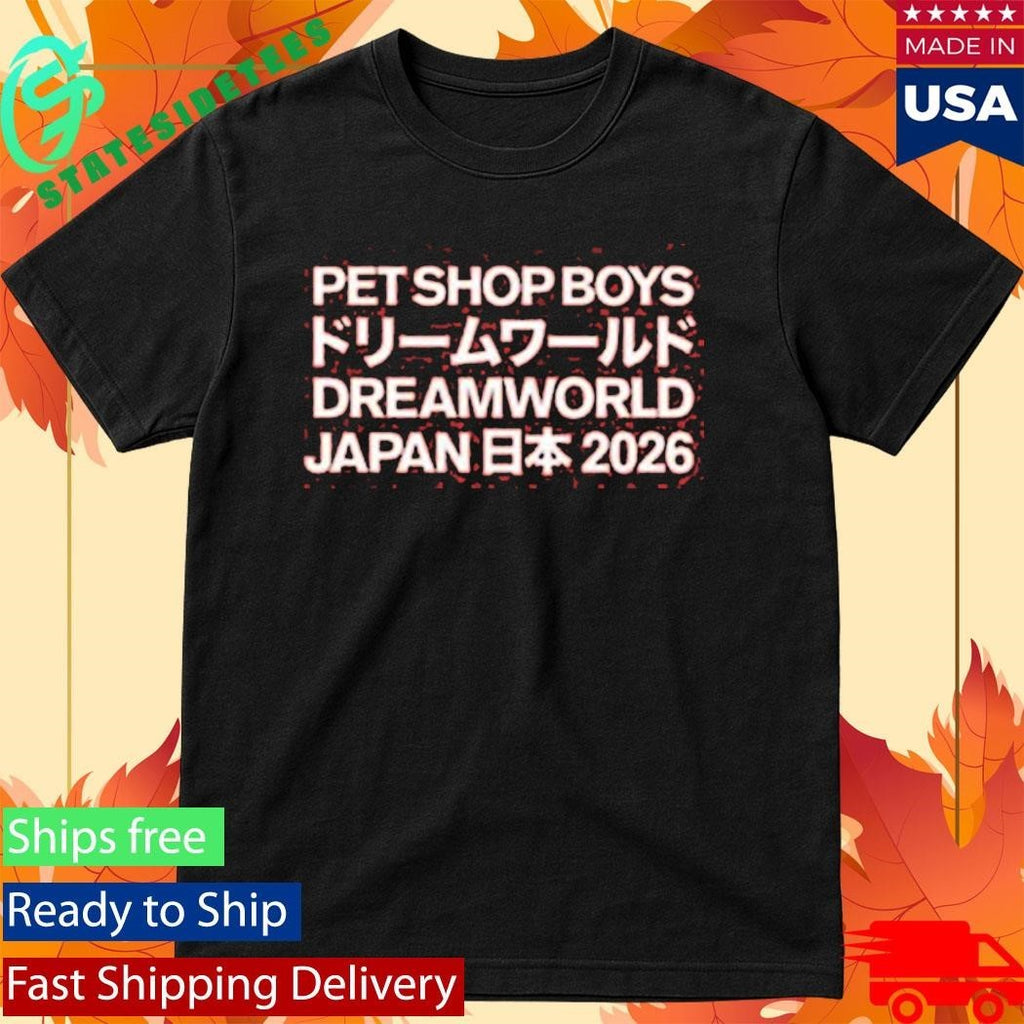 Pet Shop Boys Dreamworld Japan 2026 Shirt Unisex , , , Long Sleeve Tee