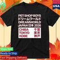 Pet Shop Boys Japan 2026 Chiba Tokyo Kobe Shirt Unisex , , , Long Sleeve Tee