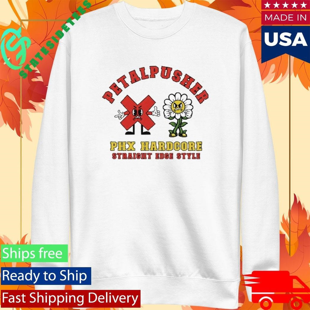 Petalpusher PHX Hardcore Straight Edge Style Shirt Unisex , , , Long Sleeve Tee