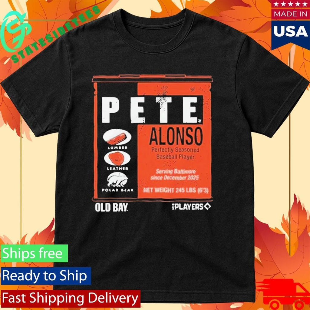 Pete Alonso Old Bay Can Shirt Unisex , , , Long Sleeve Tee