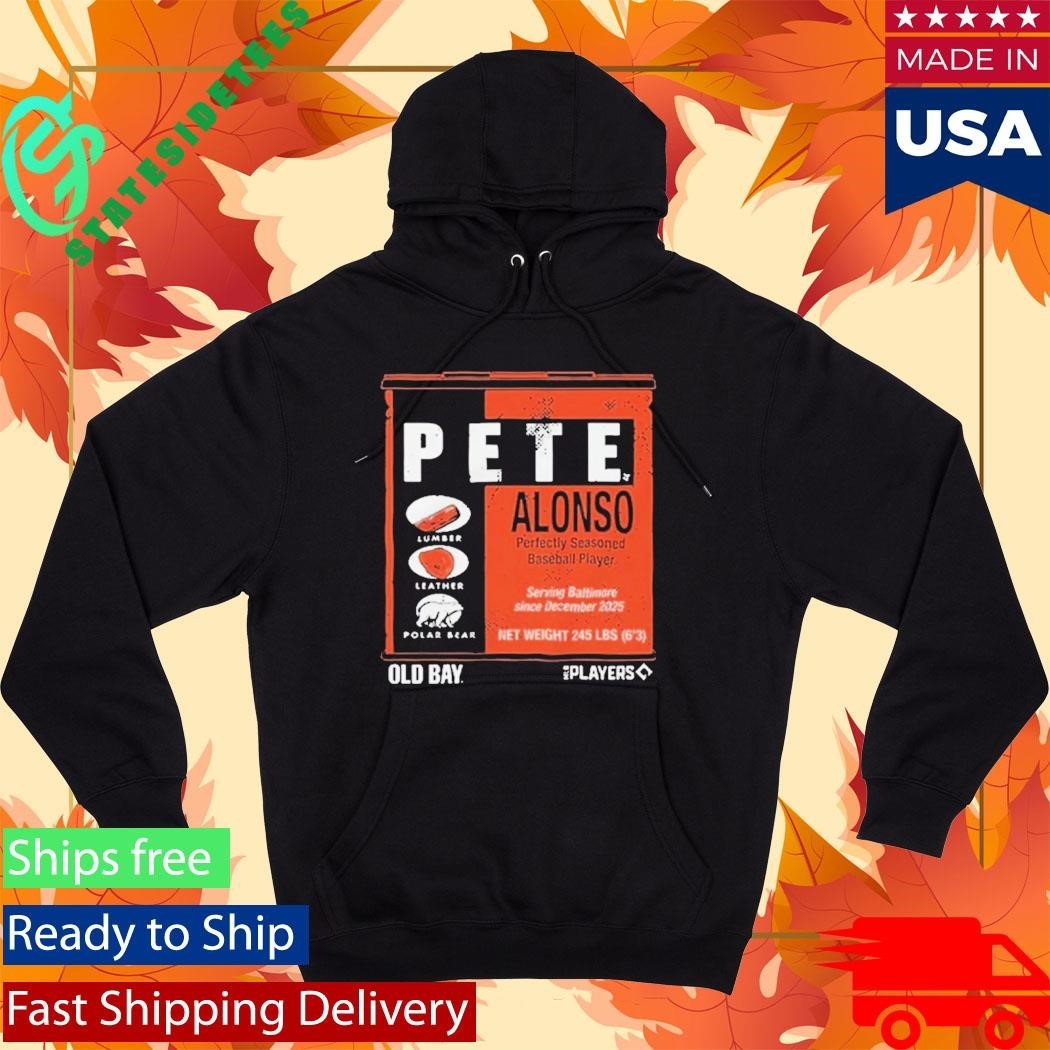 Pete Alonso Old Bay Can Shirt Unisex , , , Long Sleeve Tee