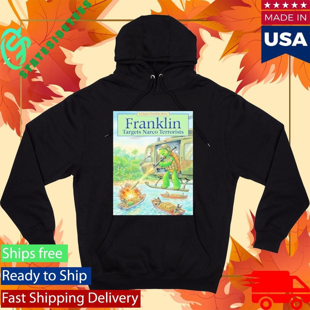 Pete Hegseth Turtle Franklin Target Narco Terrorists Shirt Unisex , , , Long Sleeve Tee