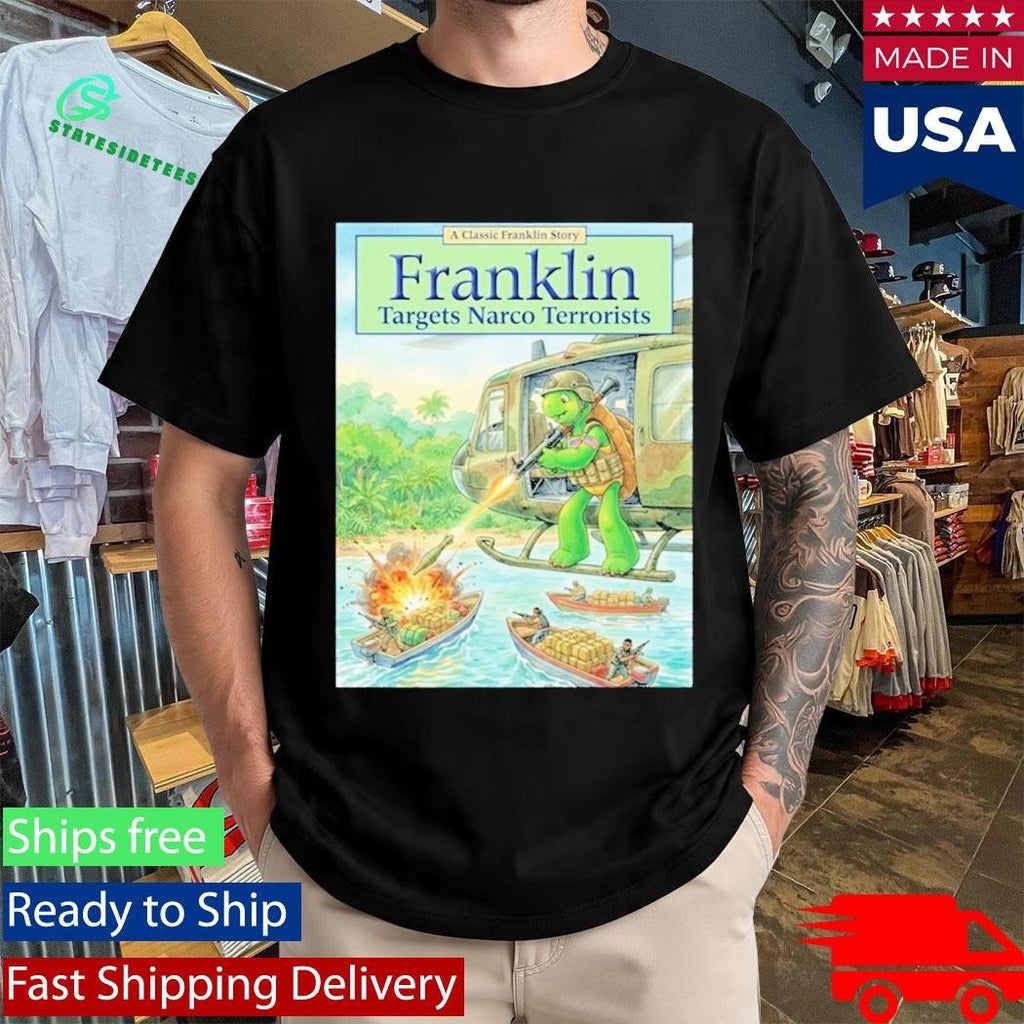 Pete Hegseth Turtle Franklin Target Narco Terrorists Shirt Unisex , , , Long Sleeve Tee