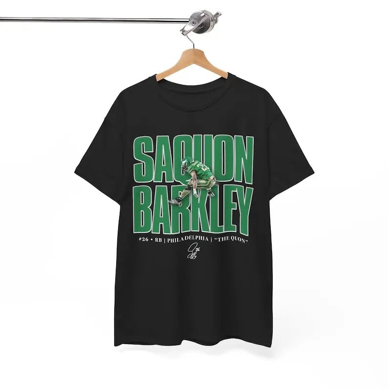 Philadelphia Saquon Barkley Hurdle Illustration Shirt T-Shirts
