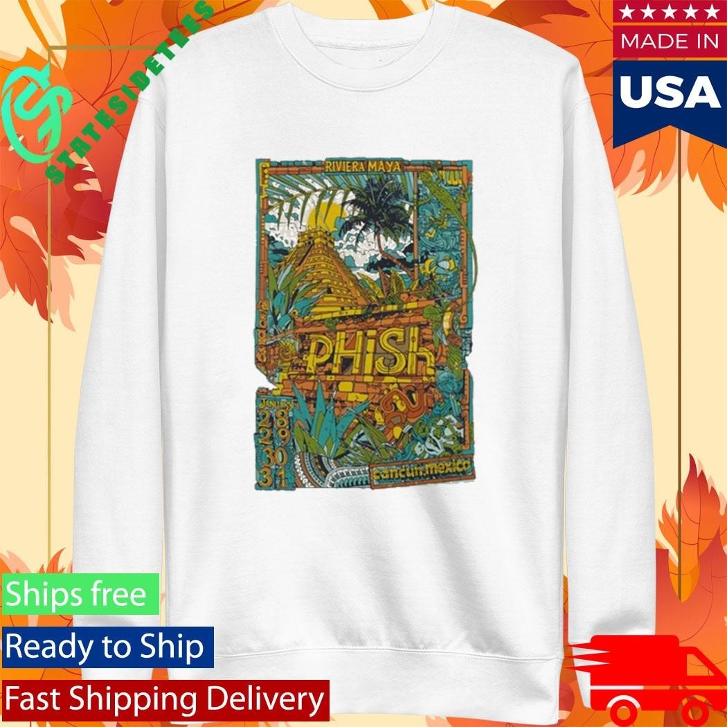 Phish Jan 28-31 2026 At Moon Palace Poster Shirt Unisex , , , Long Sleeve Tee